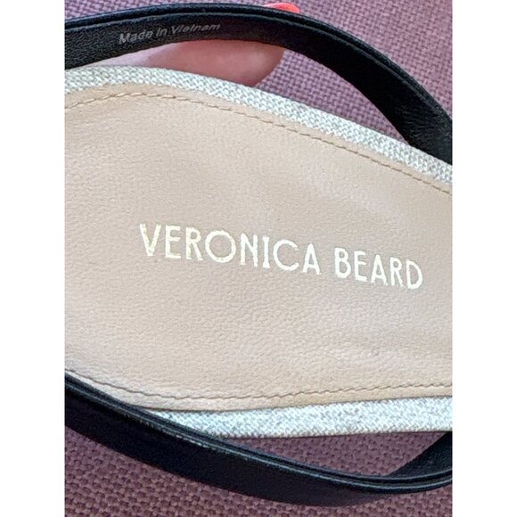 Veronica Beard Caterina Low Heels in Black 9 With Box Womens Sandals - Picture 8 of 15